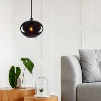 Opviq Hanglamp Smoked 050 1-lamp glas Ø27cm