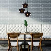 Opviq Hanglamp Smoked 051 3-lamps rondel glas Ø27cm