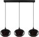 Opviq Hanglamp Smoked 052 3-lamps lineair glas Ø27cm