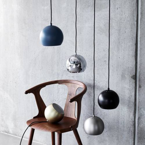 Frandsen Ball hanglamp Ø 18 cm nikkel satijn