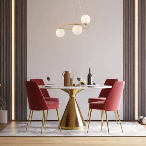 Sigma Hanglamp Gama, 3-lamps, goud