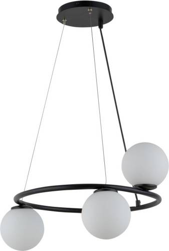 Sigma Hanglamp Gama, 3-lamps, zwart