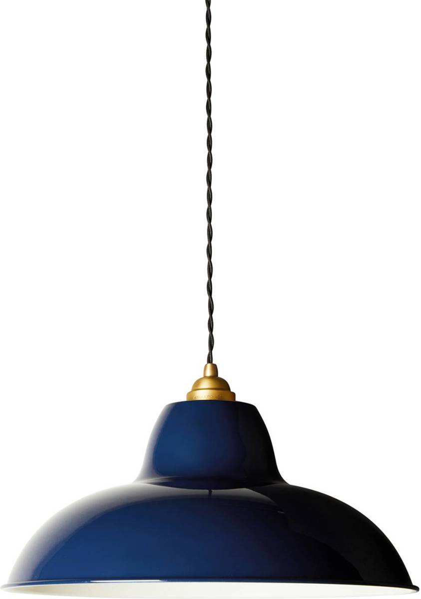 Anglepoise Original 1227 Brass Midi Wide blauw