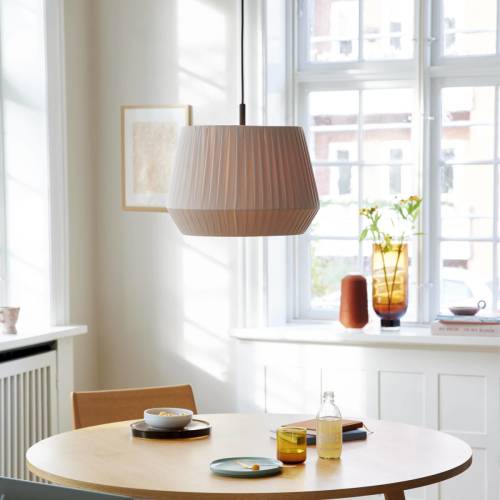 Nordlux Hanglamp Dicte, handgebonden, Ø 40 cm, amber