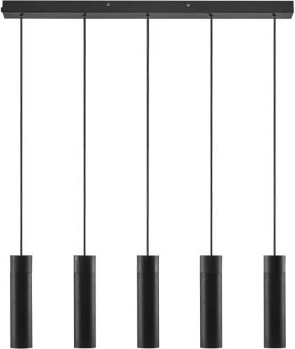 Nordlux Hanglamp Tilo 5-lamps, zwart