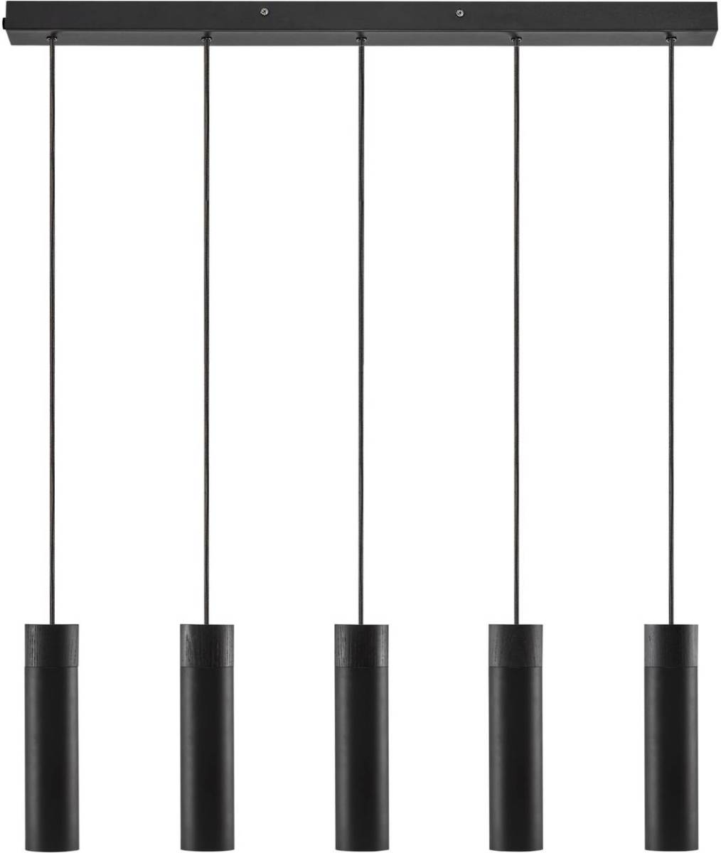 Nordlux Hanglamp Tilo 5-lamps, zwart