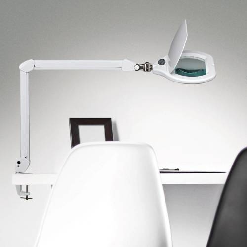 Maul LED loeplamp MAULcrystal met klem, dimbaar