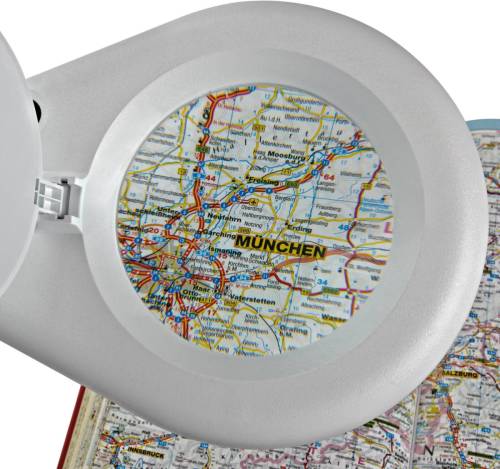 Maul LED loeplamp MAULviso met klem, wit