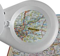 Maul LED loeplamp MAULviso met klem, wit