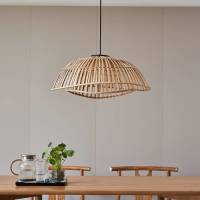 Lindby Dabila hanglamp bamboe Ø 62 cm