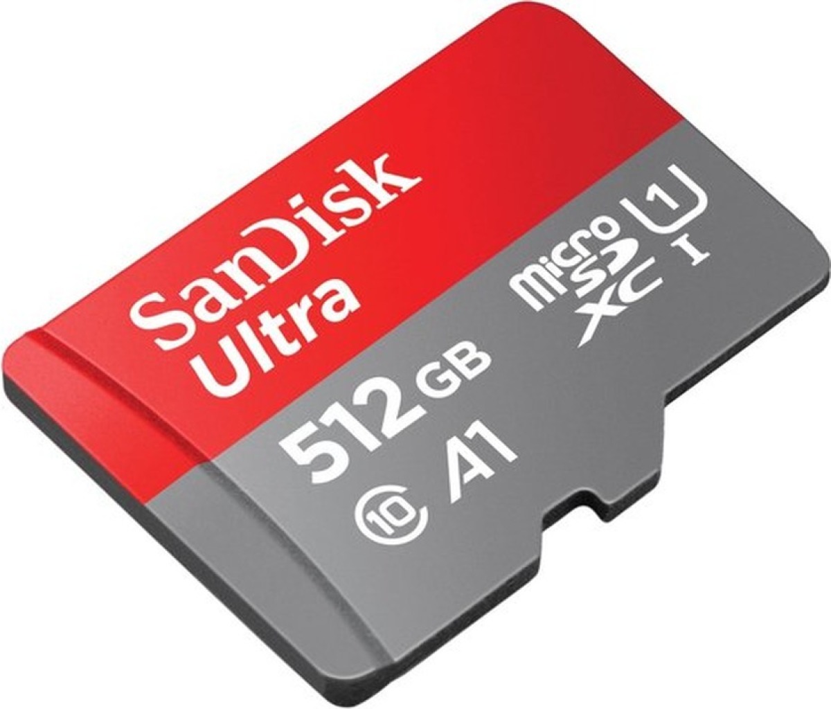 Sandisk MicroSDXC Ultra 512GB 150mb/s C10 - SDA UHS-I Micro SD-kaart Grijs