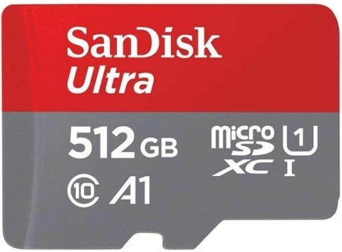 Sandisk MicroSDXC Ultra 512GB + SD-Adapter voor Chromebooks Micro SD-kaart