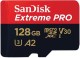 Sandisk MicroSDXC Extreme PRO 128GB 200/90 mb/s - A2 - V30 - SDA - Rescue Pro DL 2Y Micro SD-kaart Zwart