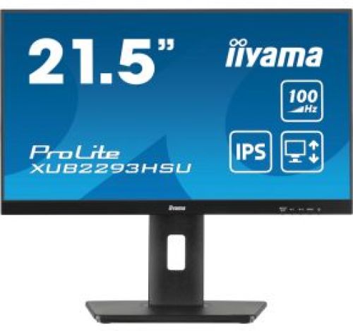 iiyama ProLite XUB2293HSU-B6 computer monitor 54,6 cm (21.5 ) 1920 x 1080 Pixels Full HD LED Zwart