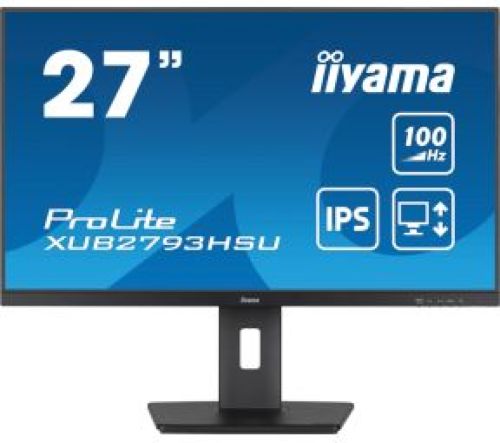 iiyama ProLite XUB2793HSU-B6 27 Full HD 100Hz IPS Monitor - Zwart