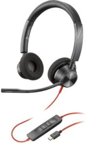 HP 8X219AA hoofdtelefoon/headset Bedraad Hoofdband Kantoor/callcenter USB Type-C Zwart