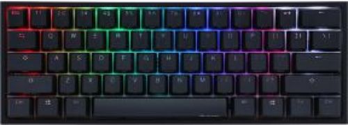 Ducky ONE 2 Pro Mini Gaming Tastatur RGB LED - Kailh Red US toetsenbord USB QWERTY Amerikaans Engels
