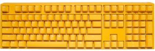 Ducky One 3 Yellow Gaming Tastatur RGB LED - MX-Speed-Silver US toetsenbord USB