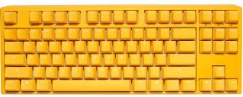 Ducky One 3 Yellow TKL Gaming Tastatur RGB LED - MX-Red US toetsenbord USB