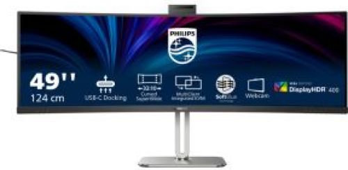 Philips 49B2U6900CH/00 computer monitor 124 cm (48.8 ) 5120 x 1440 Pixels Dual QHD LCD Zwart