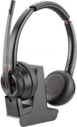 HP Savi 8220 Headset Bedraad en draadloos Hoofdband Kantoor/callcenter Bluetooth Zwart