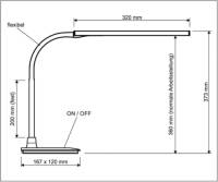 Maul pirro LED tafellamp, wit, dimbaar