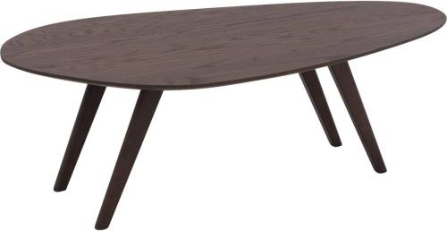 Goossens Salontafel Ferry organisch, hout eiken bruin, elegant chic, 110 x 36 x 60 cm