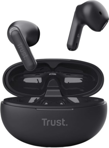 Trust Yavi Bluetooth ENC-koptelefoon Oordopjes Zwart