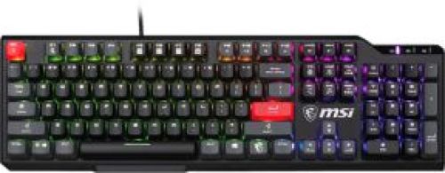 MSI Vigor GK41 Dusk LR US toetsenbord USB QWERTY Engels Zwart