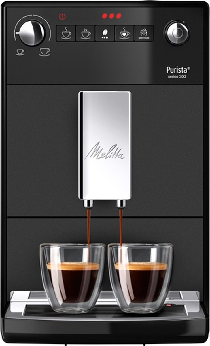 Melitta Purista F230-104 Espresso apparaat Zwart