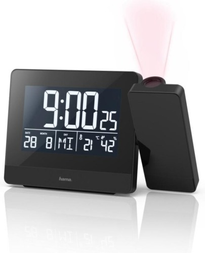 Hama Projectiewekker Plus Charge Smartwatch Zwart