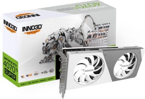 INNO3D GeForce RTX 4070 Ti SUPER TWIN X2 OC White