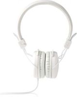 Nedis Hoofdtelefoon met snoer | On-ear | Opvouwbaar | 1,2 m ronde kabel | Wit