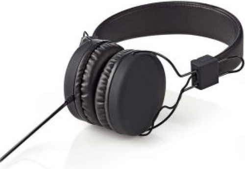 Nedis Bedrade hoofdtelefoon | On-ear | Opvouwbaar | 1,2 m ronde kabel | Zwart