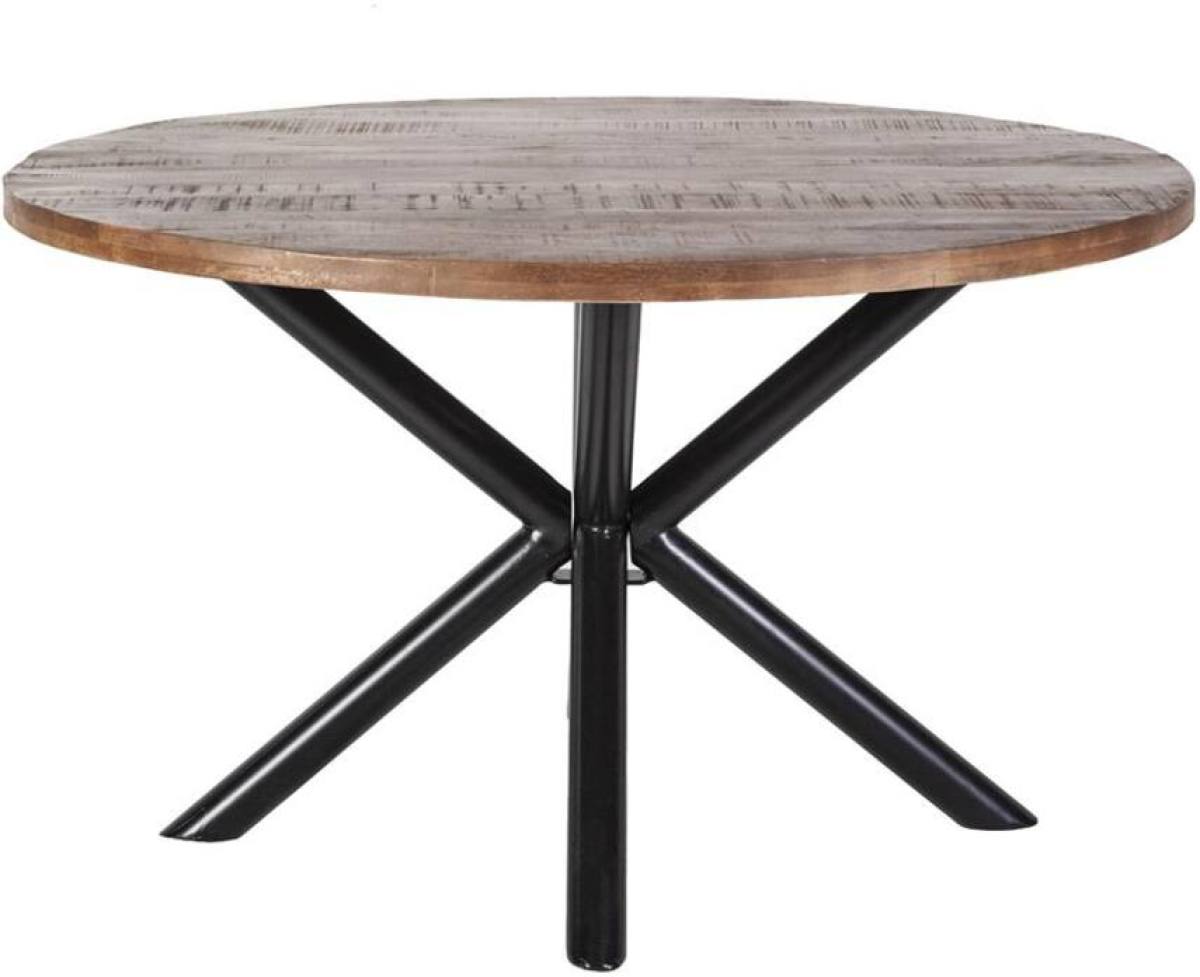 Goossens Eiken, Eettafel rond 130 x 76 x 130 cm