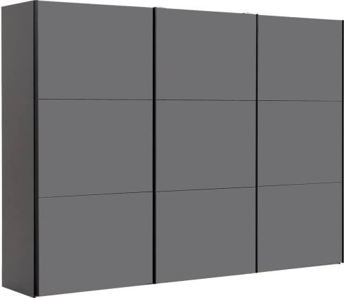 Goossens Kledingkast Easy Storage Sdk, 304 cm breed, 220 cm hoog, 3x 3 paneel glas schuifdeuren