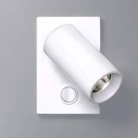 Milan Iluminación Milan Haul LED wandlamp hoekig 1-lamp wit