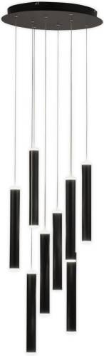 Fabas Luce LED hanglamp Prado, dimbaar, zwart