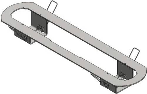 B-SAFETY Inbouwframe voor noodlamp E-LUX standaard