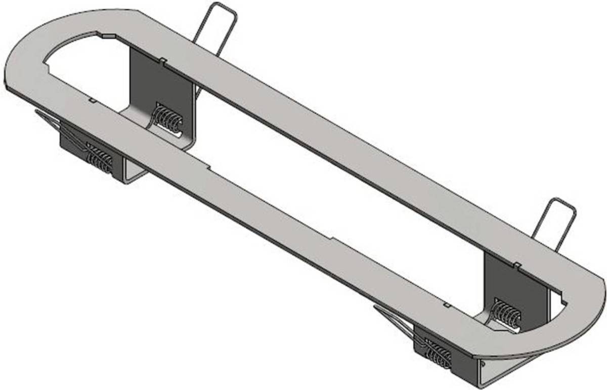 B-SAFETY Inbouwframe voor noodlamp E-LUX standaard