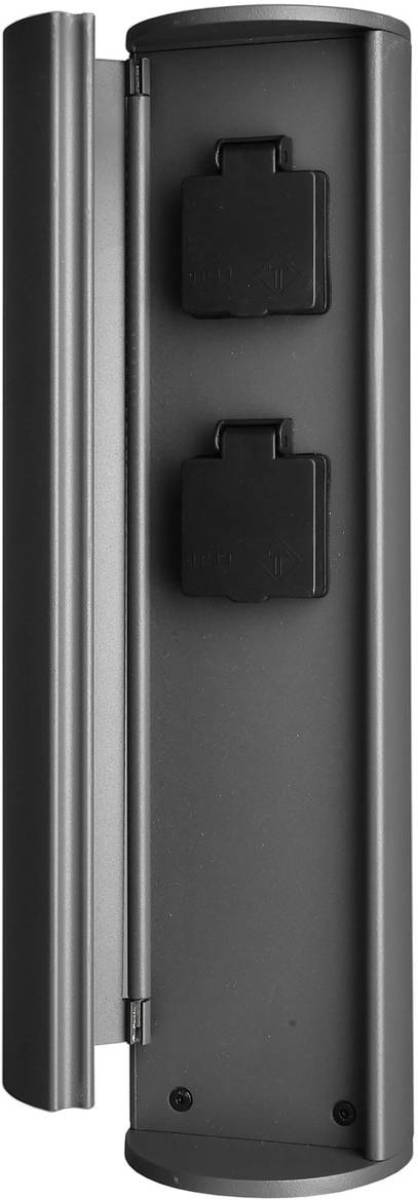 Deko-Light Contactdooszuil met twee stopcontacten, IP44