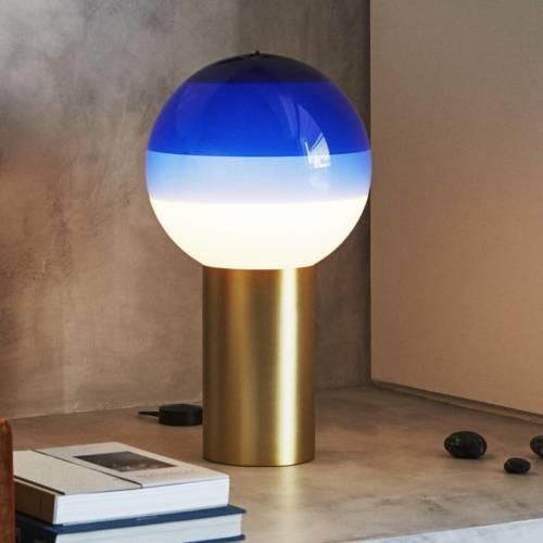 Marset Dipping Light tafellamp blauw/messing