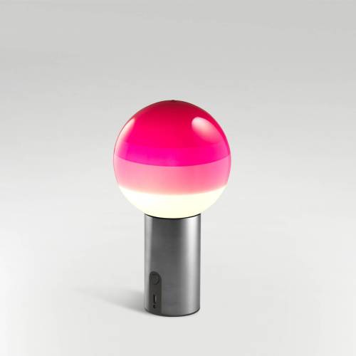 Marset Dipping Light accu-tafellamp roze/grafiet