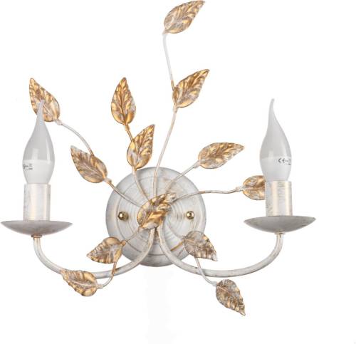 ONLI Wandlamp Collana metaal 2-lamps ivoor