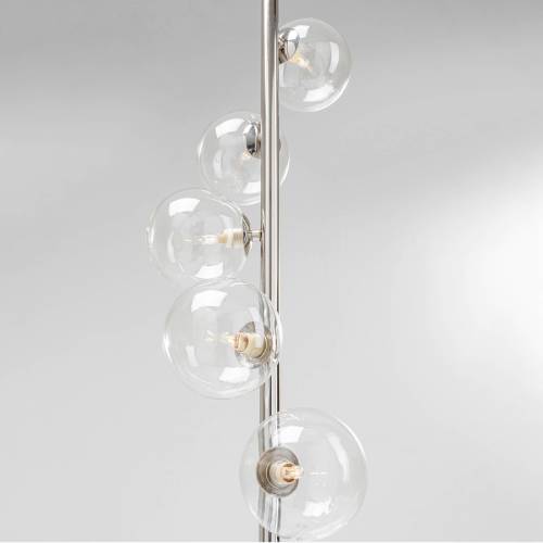 KARE Scala Balls vloerlamp, 6-lamps, zilver