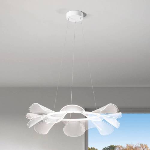 Fabas Luce LED hanglamp Sylvie, rond, Ø 72 cm