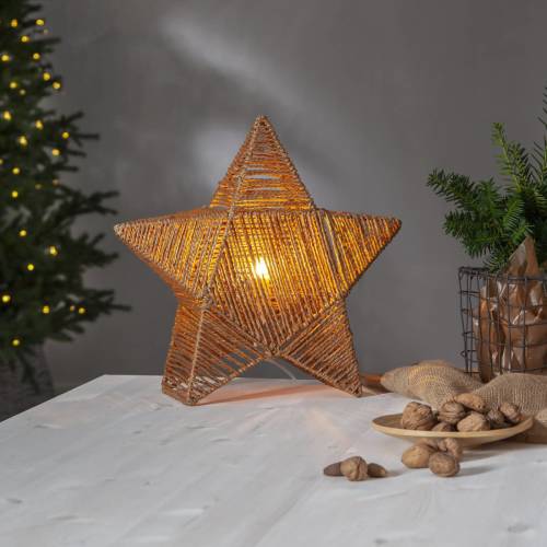 STAR TRADING Decoratie ster Rappe van papieren koorden, staand