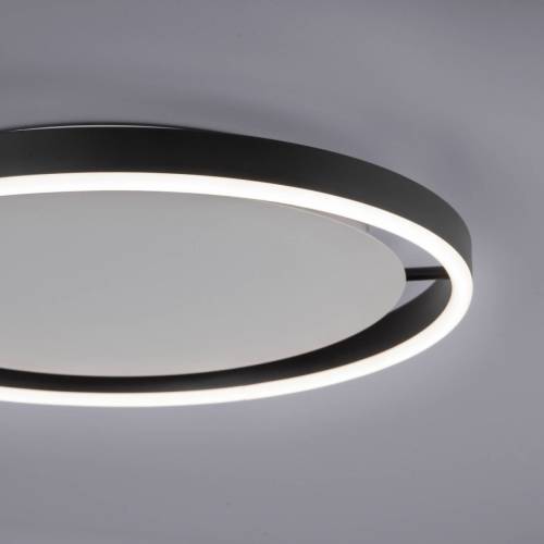 JUST LIGHT. LED plafondlamp Ritus, Ø 39,3cm, antraciet