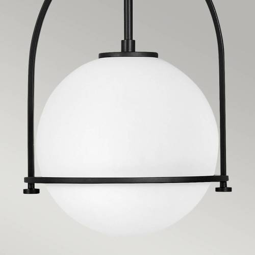 Quintiesse Hanglamp Thea, 1-lamp, zwart