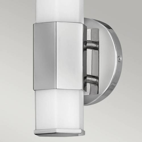 Quintiesse LED badkamer wandlamp Facet Single, 3000 K, chroom